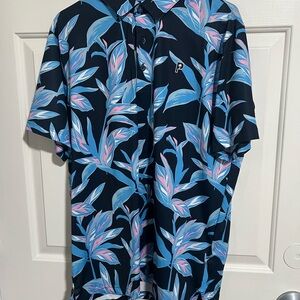 Puma Golf Polo Palm Tree Crew